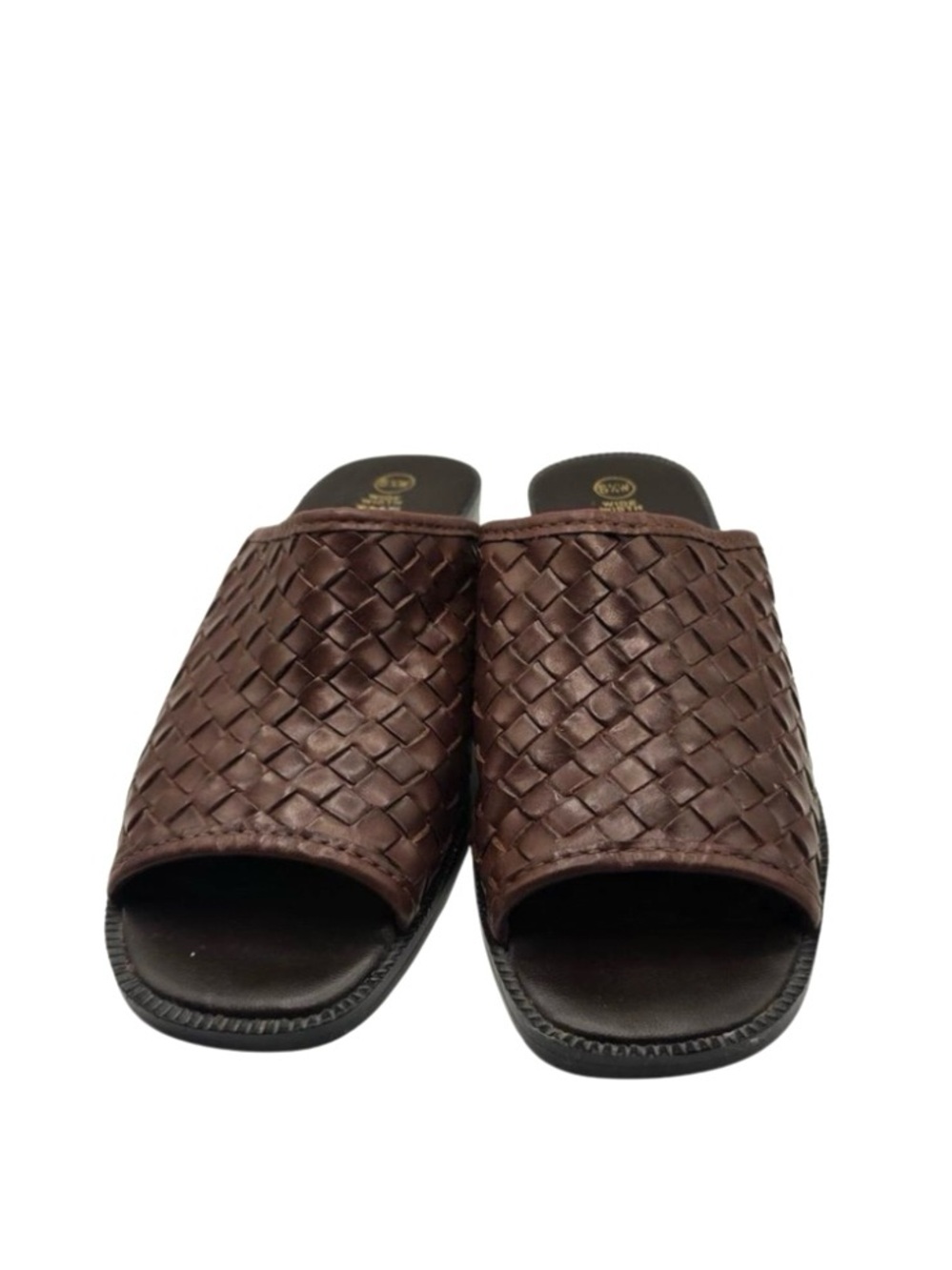 Woven Slide Mules